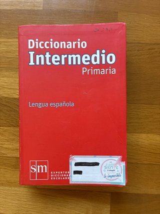 Diccionario intermedio primaria: lengua española