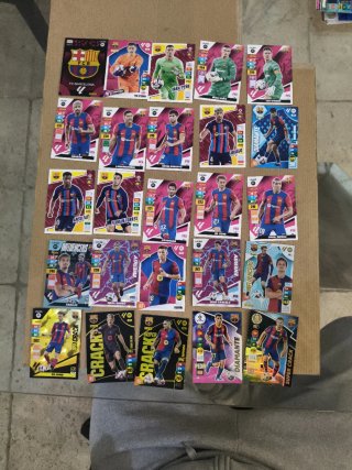 Lote de 23 Cromos del FC Barcelona