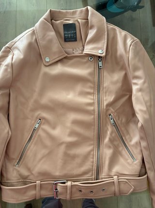 Cazadora Piel Sintética Rosa Primark