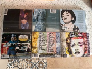 Lote de 6 CDs de Madonna