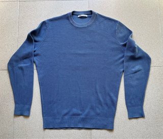 Jersey fino azul Zara S