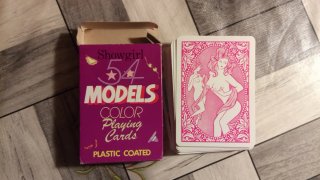 Baraja de Cartas Vintage Showgirl 54 Models
