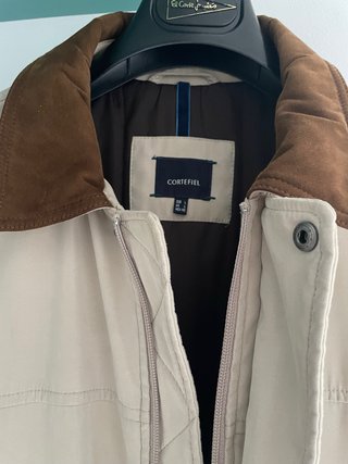 Parka Cortefiel Beige Talla L