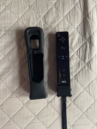 Mando Wii Negro con Funda