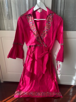 Vestido rosa marca Flamenco