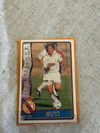 Cromo Guti Real Madrid 96/97 – Mundicromo