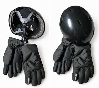 Pack Esquí/Snow: Casco y Guantes Wed'ze