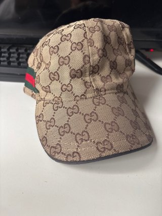 Gorra Gucci Beige y Marrón