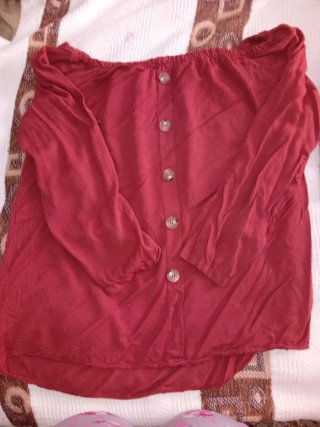 Blusa Mujer Color Teja Talla Única