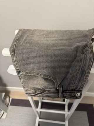 Pantalón Baggy Bershka Gris Talla 44
