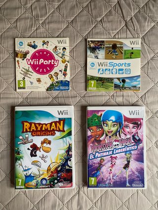 Pack 4 Juegos Wii