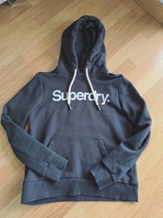 Sudadera Superdry Negra con Capucha