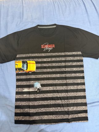 Camiseta Estampada Negra