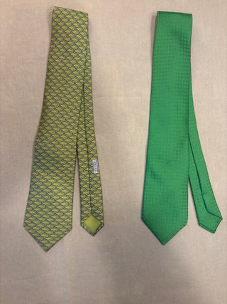 Corbatas Hermès Paris Vintage