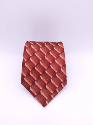 Corbata Lanvin Vintage 100% Seda Geométrica