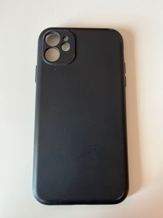 Custodia protettiva nera per iPhone 11