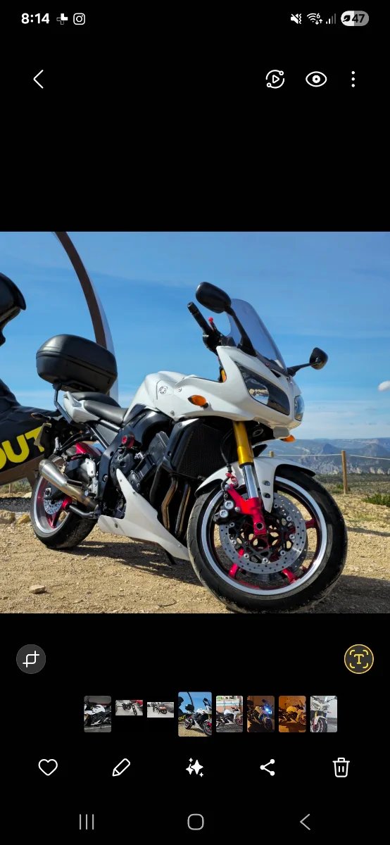 Yamaha FZ1  Facer 1000Blanca