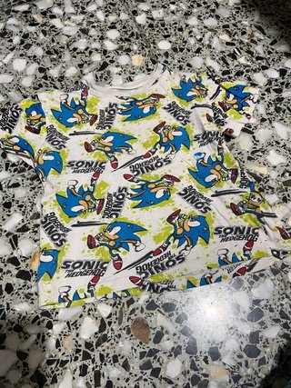 Camiseta de Sonic para niño