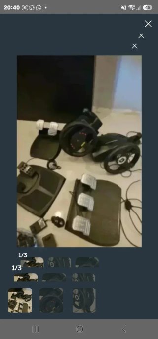 2 Volantes para PC con Pedales