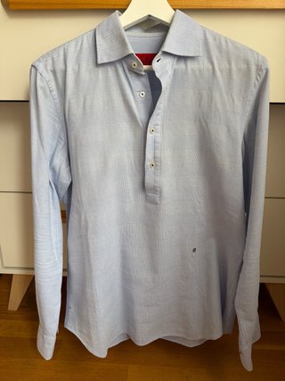 Camisa Polera Carolina Herrera Azul