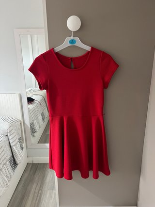 Vestido corto rojo