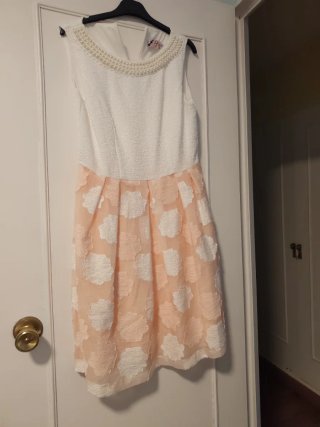 Vestido Rose Blanco y Rosa