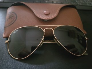 Gafas de Sol Ray-Ban Aviator Doradas