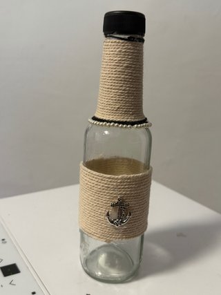 Botella Decorativa Estilo Marinero
