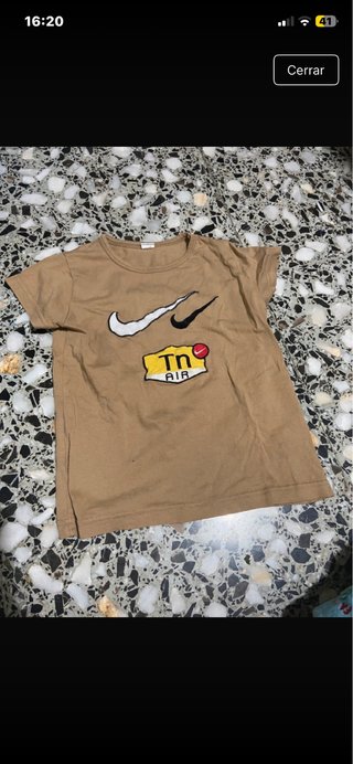 Camiseta Nike Marrón para Niño