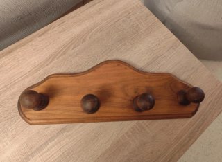 Perchero de Pared de Madera