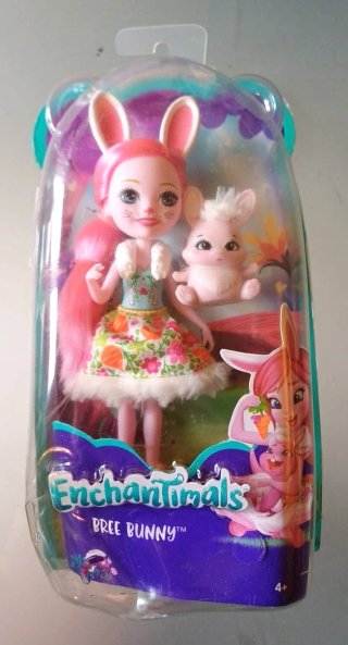 Mattel Enchantimals Bree Bunny Bambola nuova