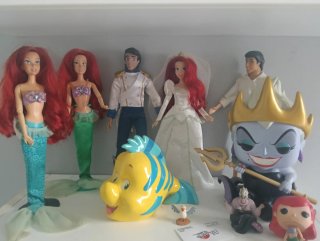 Set de Figuras y Muñecas La Sirenita