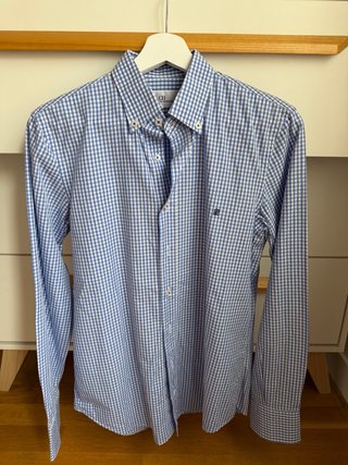 Camisa Carolina Herrera Cuadros Azules