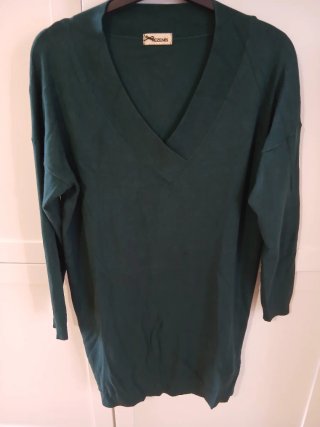 Vestido de punto Tezenis verde