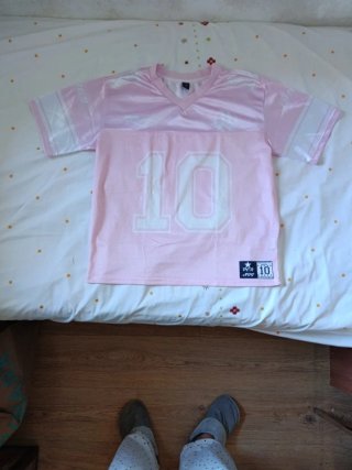 Camiseta Deportiva Rosa Manga Corta
