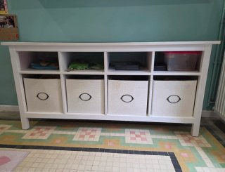 Consola Hemnes IKEA Blanca