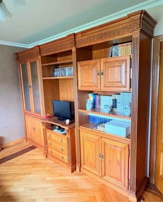 Mueble de Salón de Madera Maciza de Pino