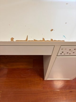 Mesa de estudio IKEA blanca