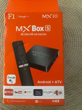 TV Box MX10 F1 4K Ultra HD