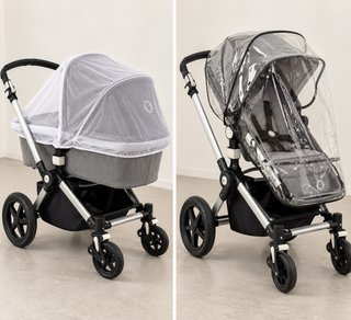 Mosquitera y chubasquero para carrito Bugaboo