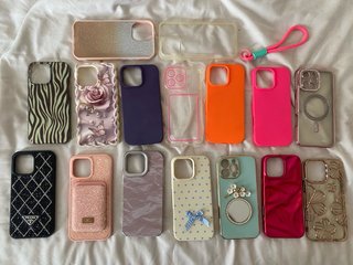 Lote de 17 Fundas para iPhone 16 Pro Max