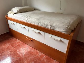 Cama con cajones y cama supletoria