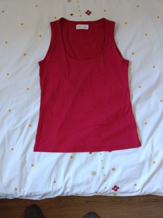 Camiseta sin mangas roja Lefties