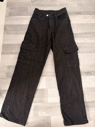 Pantalón Cargo Negro