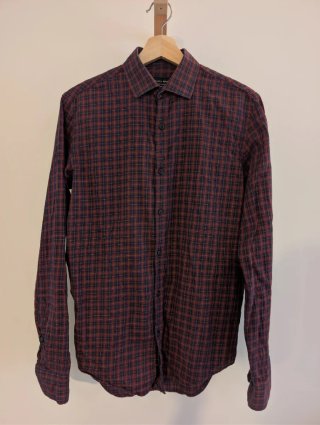 Camisa de cuadros Zara