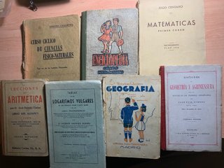 Libros Enseñanza antiguos