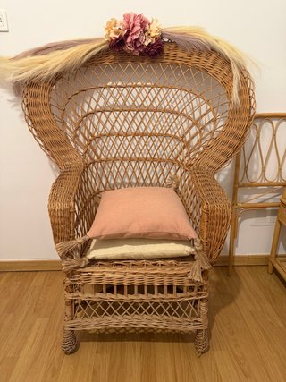 Silla Vintage de Ratán