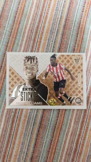 Extra Sticker Nico Williams Panini Bronce