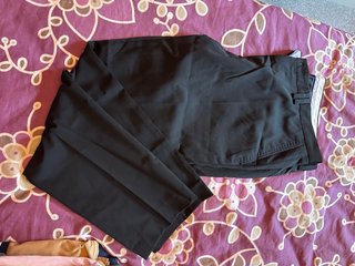 Pantalones de traje negros talla 44