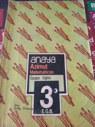Libro matemáticas 3°EGB ANAYA